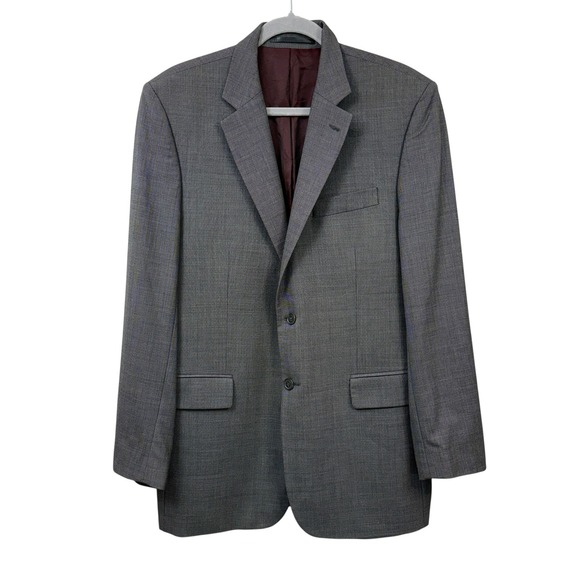 Super 140’s Jackal CHESTER COAT Chester by Chester Barrie Men's Gray 100% Wool Super 140s Merino